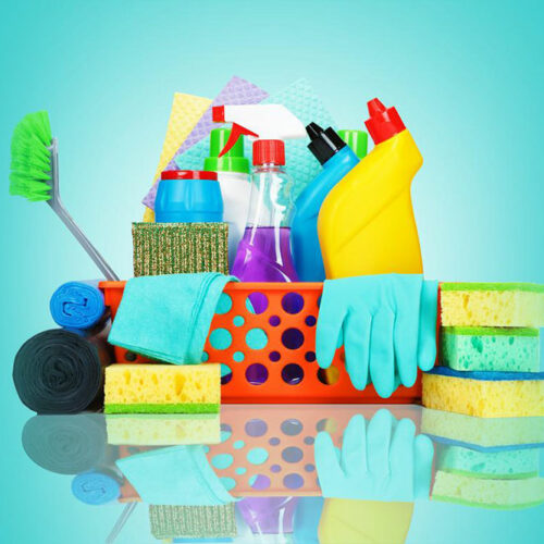 Essential bathroom cleaning products