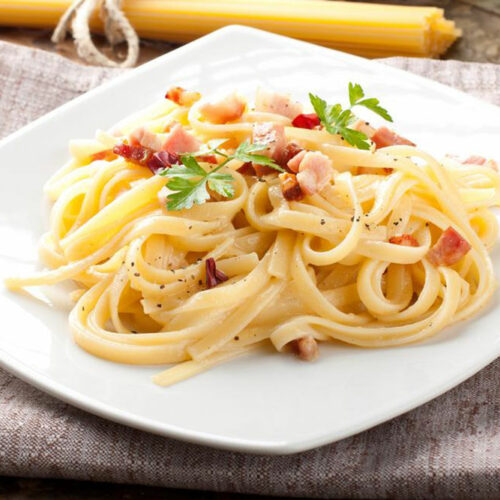 History of the classic spaghetti alla carbonara recipe