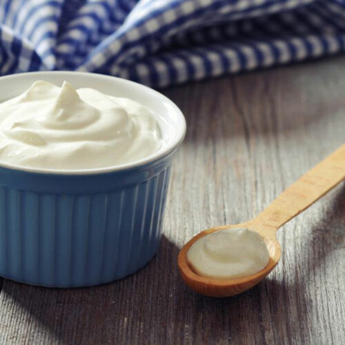 How to make probiotic yogurts with cheese and mayo?