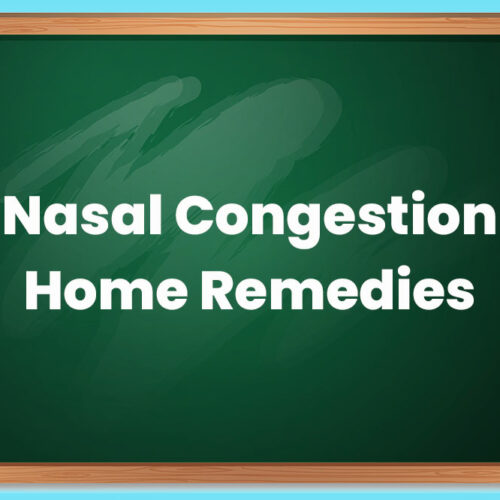 Home remedies that help relieve nasal congestion in children